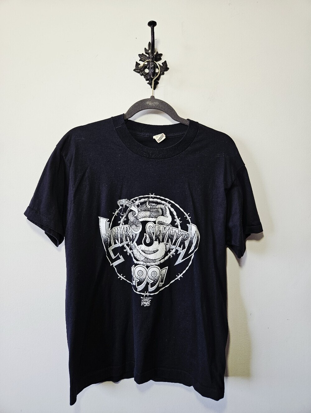 Vintage Lynyrd Skynyrd 1991 Concert Tour Tee Size L Single Stitch